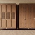 03 new Chinese wardrobe wardrobe 3d model