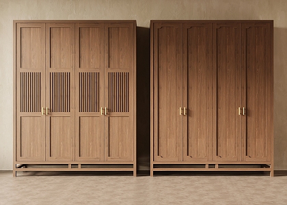 03 new Chinese wardrobe 3d model