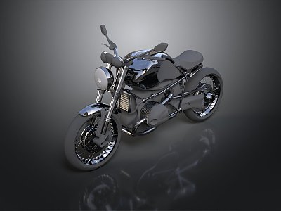 Motorcycle Two-wheeled Motorcycle Cross-country Motorcycle Road Race Motorcycle Motor Vehicle Transport 3d model