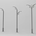 Modern Outdoor Lamp Post Designs With Curved Arms And Various Styles For Garden And Street