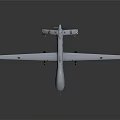 Modern Aircraft Predator Fighter Next Generation Aircraft 3d model
