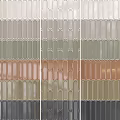 Decorative Partition Tiles With Various Colors And Geometric Patterns For Interior Design