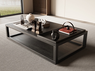 New Chinese Song Style Coffee Table 3d model