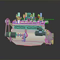 Engine Racing Engine Racing Engine Car Engine Car Engine Modern Vehicle 3d model
