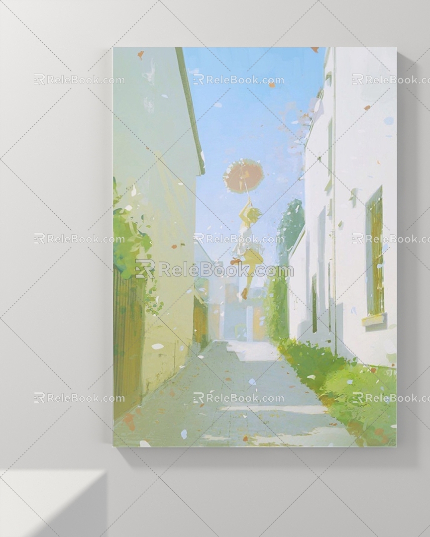 Decorative Painting Figure Painting Landscape Painting Abstract Painting Plant Painting 3d model