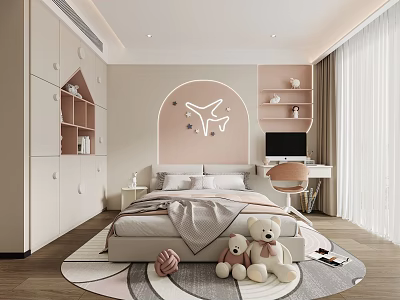 Modern Children's Room 3d model