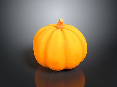Decorative Pumpkin as Essential Home Living Accessory for Interior Decoration 3d model