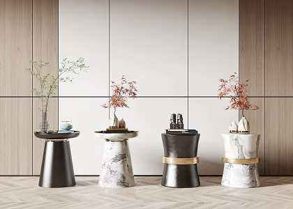 New Chinese style side table 3d model