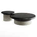 Modern Round Coffee Table With Gold Metal Frame And Marble Top For Living Room Decor