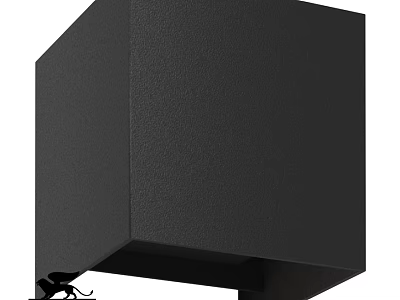 Modern Black Square Downlight Spotlight With Matte Finish For Interior 3d model