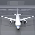 Air China Passenger Jet Features White Fuselage And Red Emblem