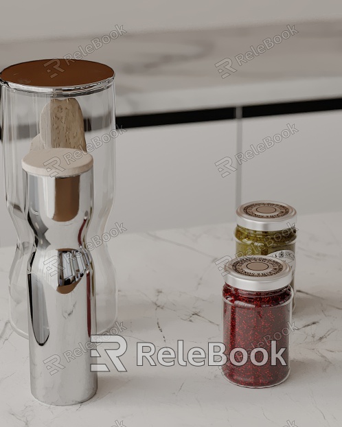 Modern Ornaments Combination Kitchen Ornaments Bottle Cup Jar model