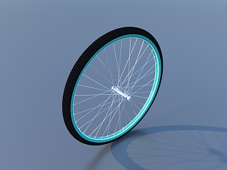 wheel hub wheel bicycle tire 3d model