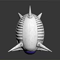 Modern Spaceship Spacecraft 3d model