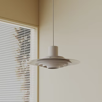 Modern chandelier 3d model