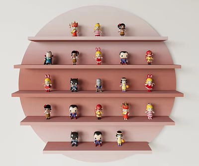 Modern Bubble Mart Handmade 3d model