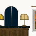 Vibia Wind Table Lamp Mushroom Table Lamp Vintage Table Lamp Reading Lamp Bedside Lamp 3d model