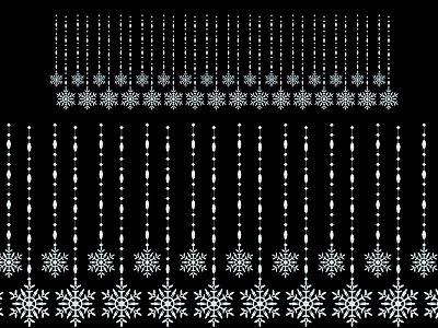 Modern decorative light snowflake 3d model