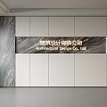 Modern Front Desk Background Wall Simple Background Wall Front Desk Reception Area Background Wall Company Front Desk Background Wall 3d model