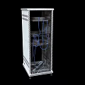 Old Server Data Storage Cloud Server 3d model