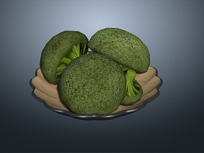 Broccoli Cauliflower Roman Cauliflower 3d model