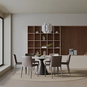 Modern dining table 3d model
