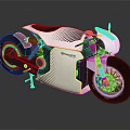 Brutus Modern White And Black Motorcycle With Sleek Futuristic Streamlined Design