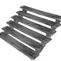Wooden Staircase Steps With Sturdy Support Beams And Natural Rustic Design