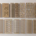 Modern partition 3d model