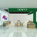 Modern mobile phone store 3d model