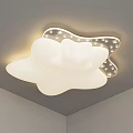 modern cream wind ceiling lamp modern ceiling lamp ceiling lamp 3d model