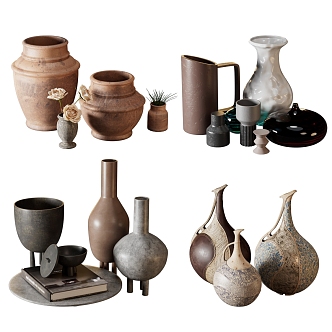 Ceramic Ware Combination 3d model