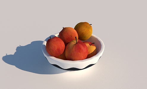 Apple ornaments 3d model