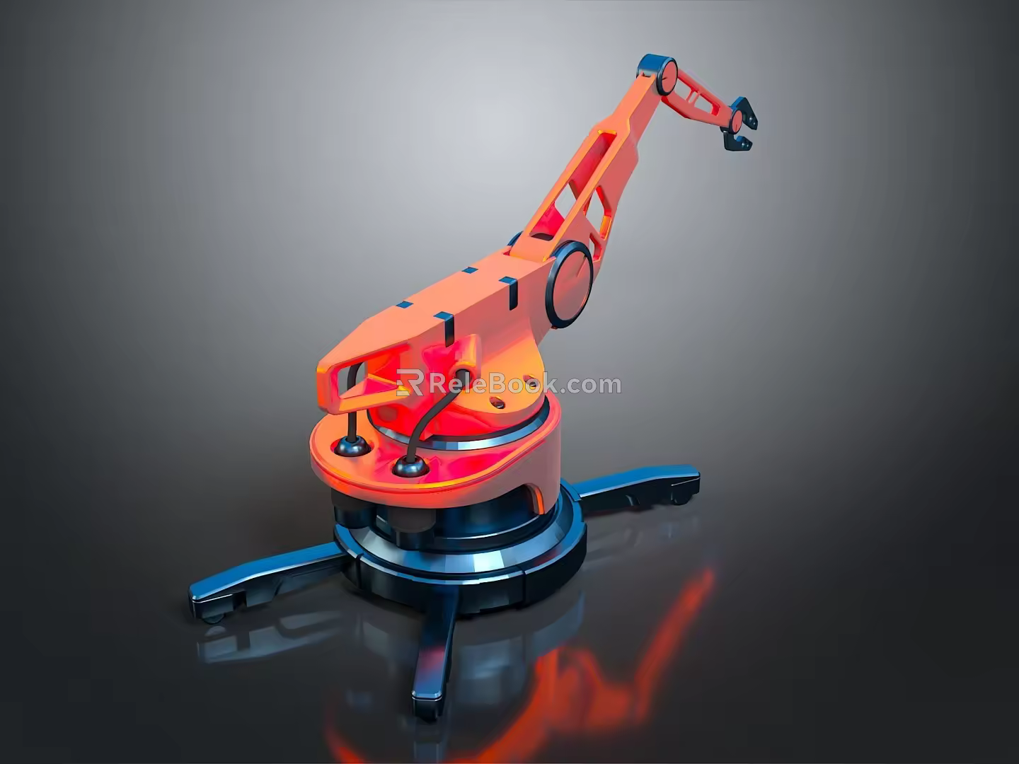 Modern Robot Arm Robot Arm Mechanical Arm Robot Arm Robot Head 3d model