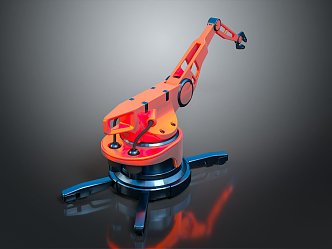 Modern Robot Arm Robot Arm Mechanical Arm Robot Arm Robot Head 3d model