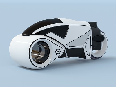 Modern Motorcycle 3d model