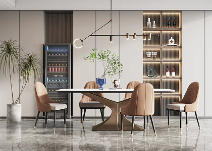 Modern Restaurant 3d model