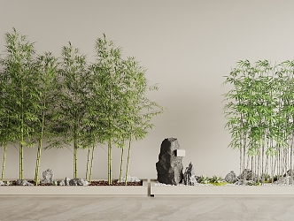 Bamboo forest 3d model