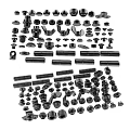 Diverse Hardware Tools Assortment Featuring Screws Nuts Bolts Washers and Fastening Parts