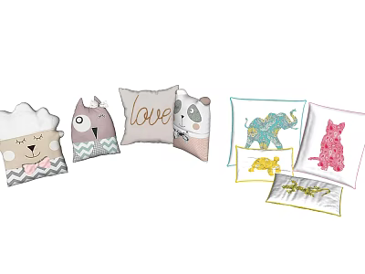 Nordic Pillow 3d model Nordic Pillow 3d model