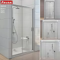 Modern Shower Sauna Design With Glass Enclosure Tile Walls And Stainless Steel Frame