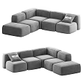 Stylish Modular Velvet Double Sofa With Multiple Color Options For Cozy Home Living Room