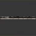 Industrial Lighting Combination With Long Strip White Brown Distressed Reflective Surface