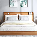 Nordic Double Bed 3d model