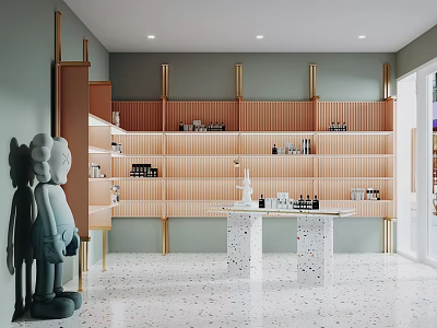 Modern Cosmetics Store 3d model
