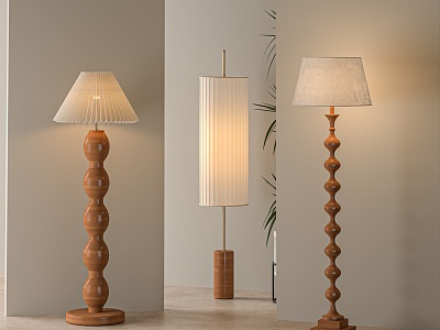 Simple floor lamp model