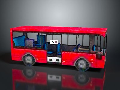 Bus Large Bus CMB Medium Van Large Van Bus School Bus Van Box Car model