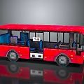 Bus Large Bus CMB Medium Van Large Van Bus School Bus Van Box Car 3d model