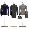 Modern Men's Suit Model 3d model