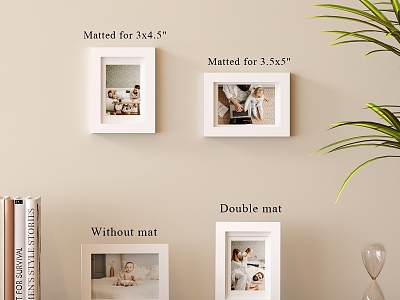 Picture Frame Ornaments Combination Log Style Decoration Photo Frame Photo Frame Combination Simple Cabinet Log Style Side Cabinet Desktop Decoration Simple Cabinet Log Cabinet 3d model